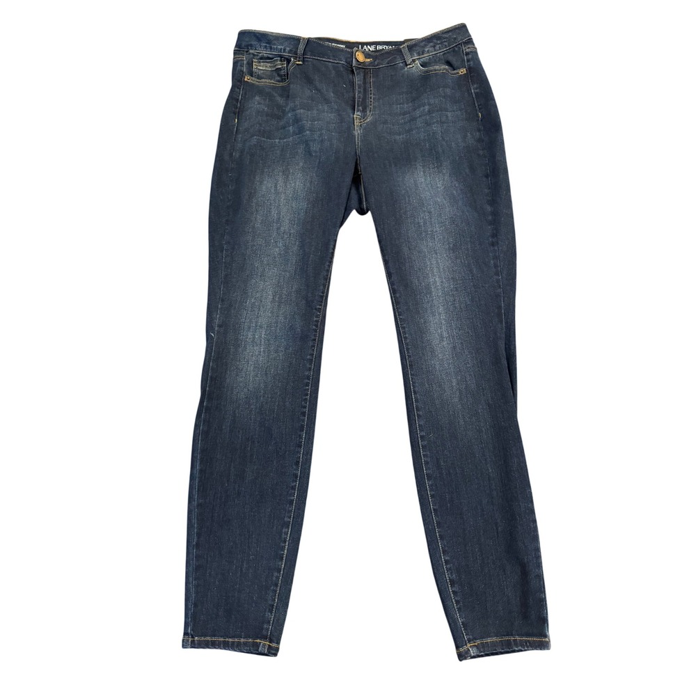 Lane Bryant Low Rise Super Stretch Skinny Jeans Dark Wash 16 Regular NWT